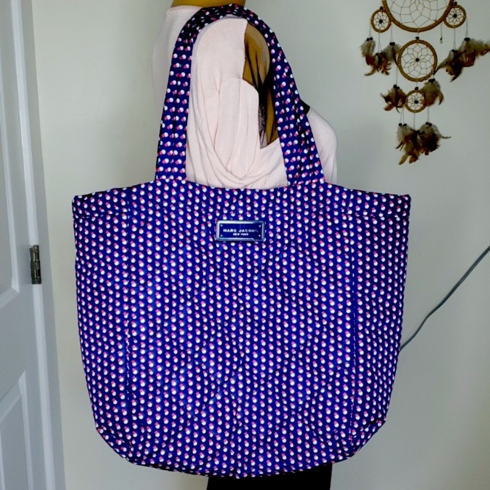 Marc Jacobs tote bag blue & multi color pattern